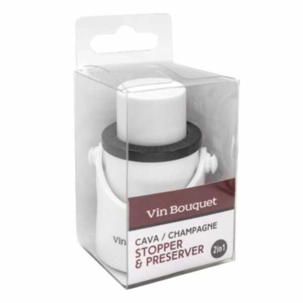Tapón y conservador de vacio blanco - Image 4