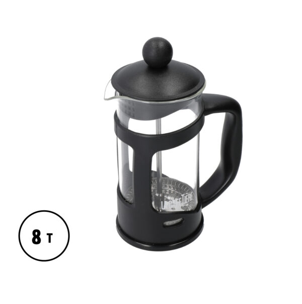 Cafetera Poly 8 Tazas Vidrio y Plástico