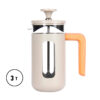Cafetera Pisa La Cafetière, 3 Tazas, Crema