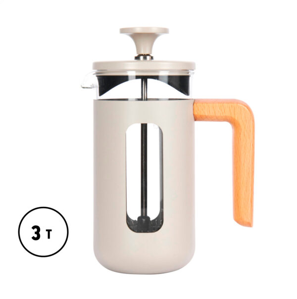 Cafetera Pisa La Cafetière, 3 Tazas, Crema