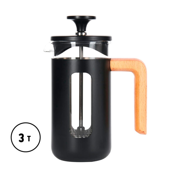 Cafetera Pisa La Cafetière, 3 Tazas, Negro