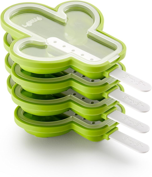 Kit 4 Moldes Helado Cactus, Verde